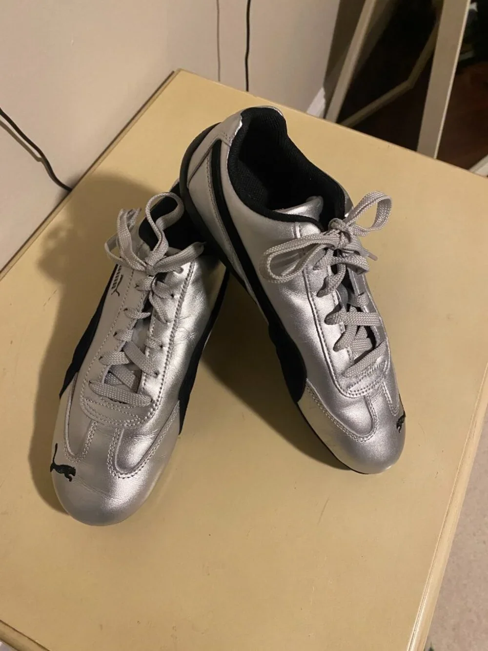 Puma Speedcat metallic women's sneakers. size 8.5